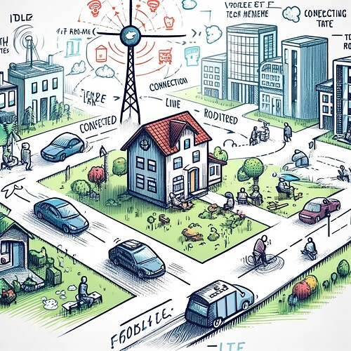 LTE Mobility Management States