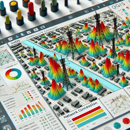Displaying Network Congestion on Maps Using QGIS