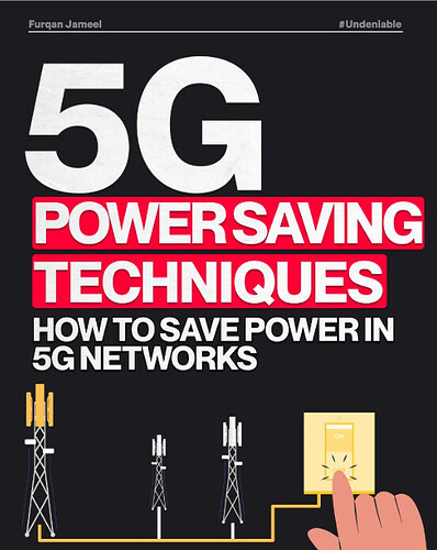 5G Power Saving techniques - How to save power in 5G Networks