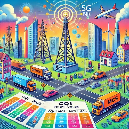 5G NR mapping CQI to MCS