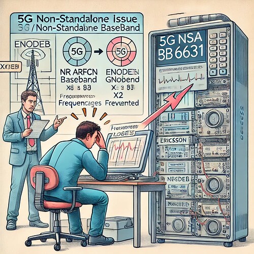 Ericsson BB 6631 (5G NSA) - NR ARFCN Change Issue and Persistence