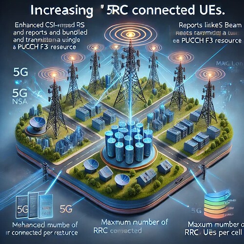 How to increase Max RRC connected UEs in 5G NSA Mode