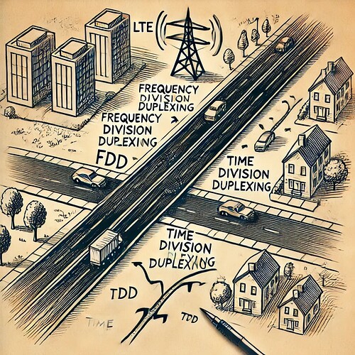 LTE Frequency and Time Division Duplexing