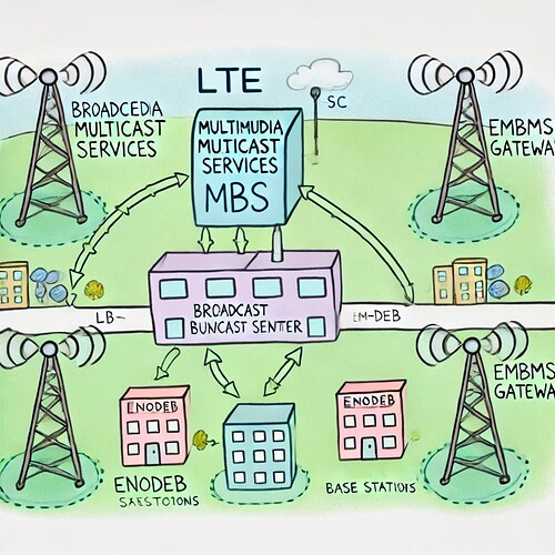 LTE MBS Architecture