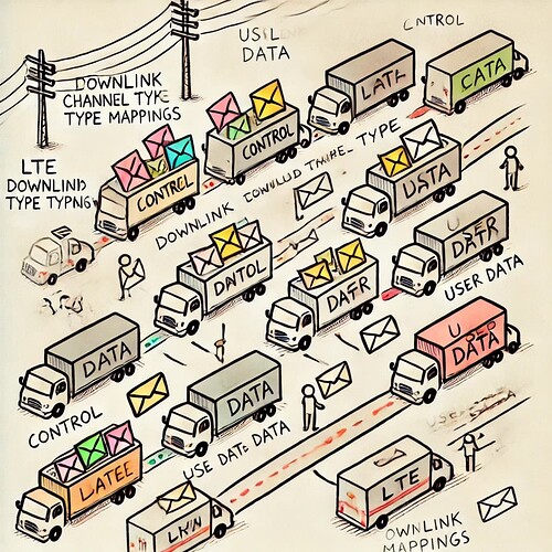 LTE Downlink Channel Type Mappings