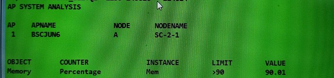 MOP to resolve AP System Analysis Alarm (Instance Memory) on Ericsson Linux BSC