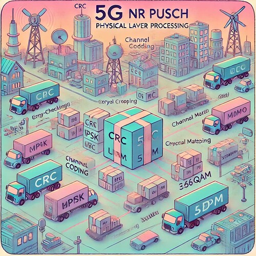 5G NR PUSCH Physical Layer Processing