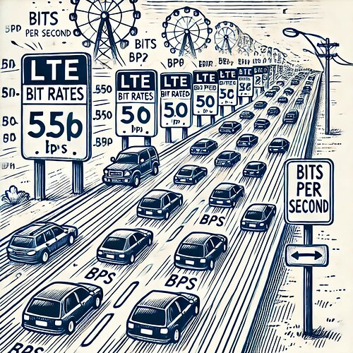 LTE Bit Rates