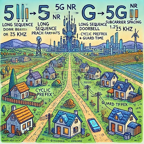 5G NR Long Sequence PRACH Formats