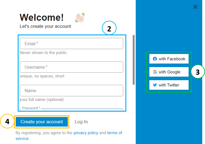 Create Your Account