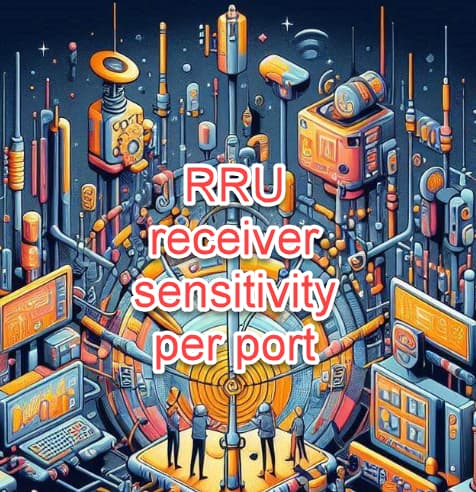 RRU receiver sensitivity per port